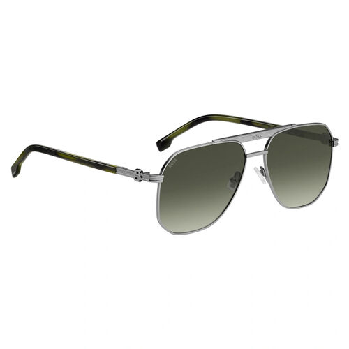 Boss BOSS 1743/S Ruthenium Square Double Bridge Sunglasses