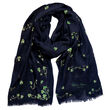 Patrick Francis Navy Shamrock Fashion Scarf