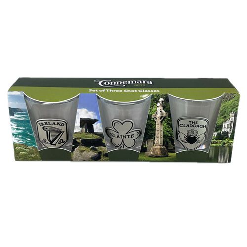 Souvenir Set of 3 Shot Glasses