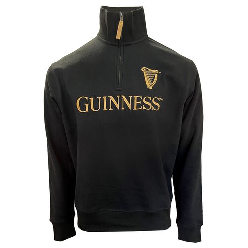 Guinness Harp Emblem 1/4 Zip Jumper XS