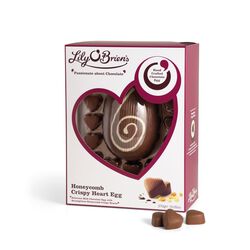 Lily O Briens Honeycomb Crispy Heart Egg, 370g