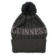 Guinness Aran Knit Nobble Hat Black