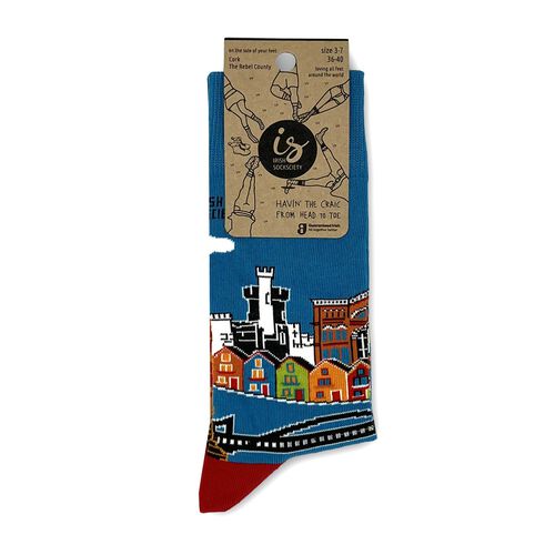 Irish Socksciety Cork The Rebel County Socks UK 3 - 7 