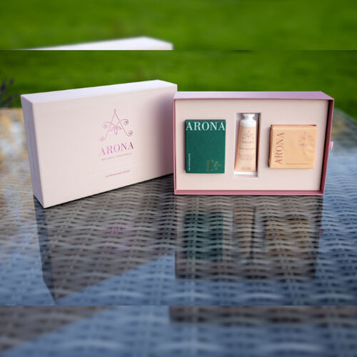 Arona Natural Fragrances Shampoo, Hand Cream, Hand & Body Bar Set 600g