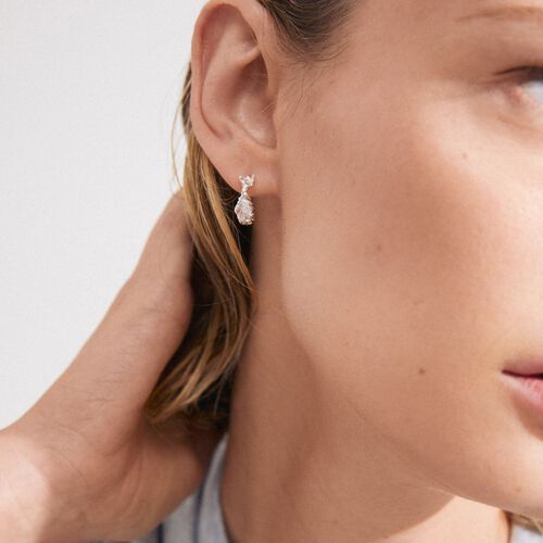  Trust Recycled Hoop Earrings Silver