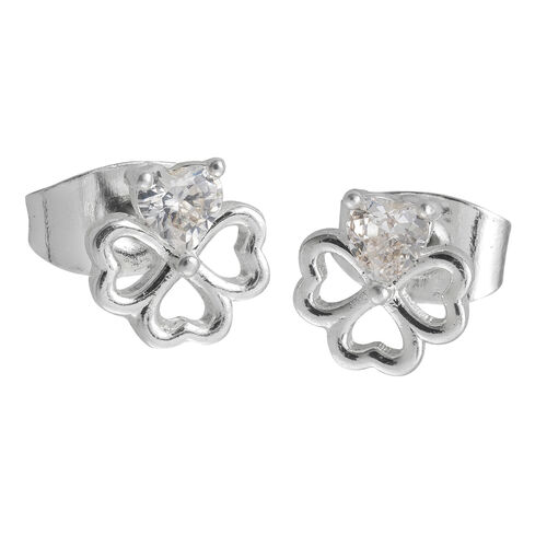 Trinity Bottom Clover Earring
