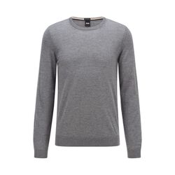 Boss Mens Knitwear Medium Grey Leno