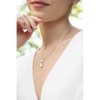 Newbridge Pearl Drop Pendant with Clear Stone