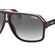 Carrera CARRERA 1001/S Black Red Square Sunglasses
