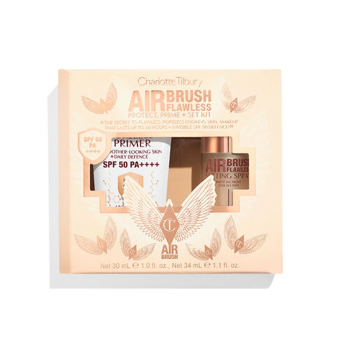 Charlotte Tilbury Airbrush Flawless Protect, Prime + Set Kit 