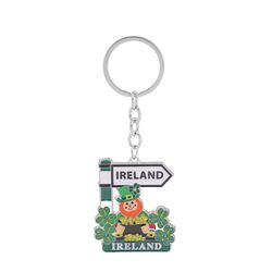 Souvenir Leprechaun SIgnpost Keyring