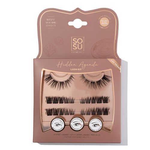 SOSU Cosmetics Hidden Agenda Travel Lash Kit Las Vegas