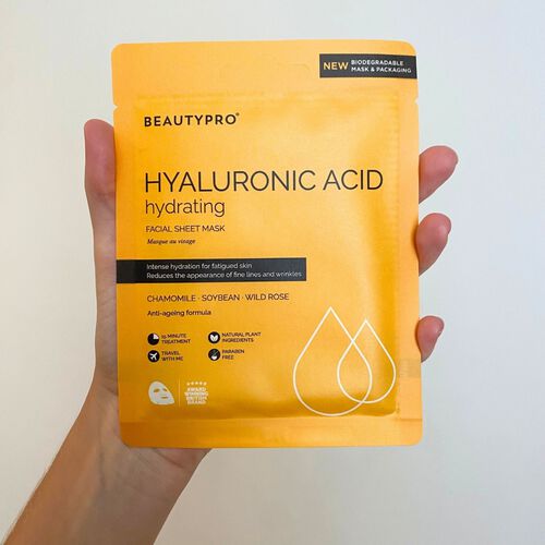 BeautyPro Hyaluronic Acid Hydrating Sheet Mask