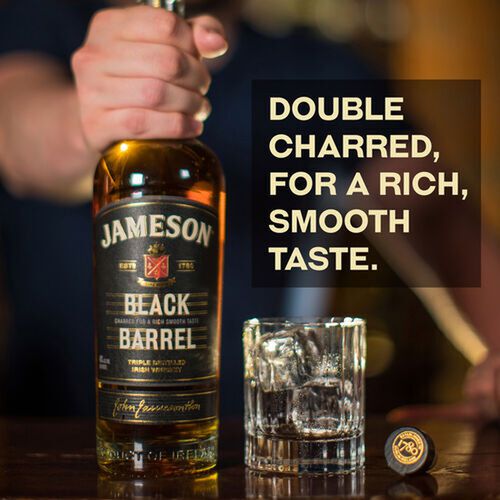 Jameson Black Barrel Irish Whiskey 1L