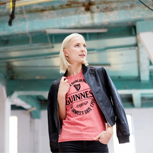 Guinness Guinness Red Grindle Stamp T-Shirt   L
