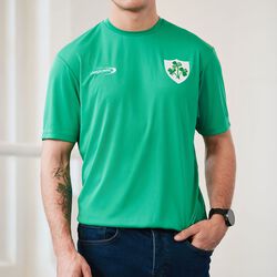 Traditional Craft Adults Ireland Shamrock Crest T-Shirt S