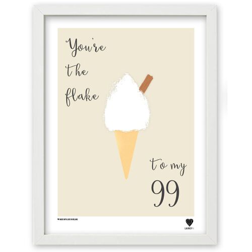 LAINEY K You're the Flake to my 99  Print A4