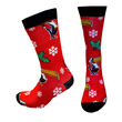 Guinness Red & Black Snowflake Sock One Size