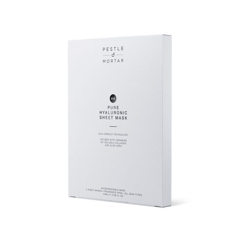 Pestle and Mortar Pure Hyaluronic Sheet Mask 3 Pack 3 Pack