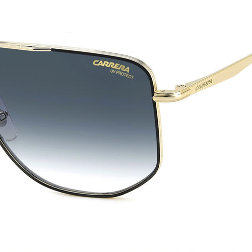 Carrera CARRERA 355/S Gold Black Rectangular Sunglasses