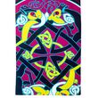 Book of Kells Large Pink & Lime Celtic Scarf