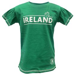Irish Memories Green Ireland Shamrock Kids T-Shirt 6-12 Months 