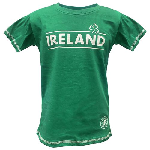 Irish Memories Green Ireland Shamrock Kids T-Shirt 6-12 Months 