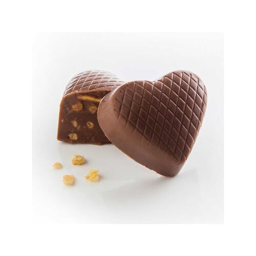 Lily O Briens Honeycomb Crispy Hearts, 10 chocolates, 137g