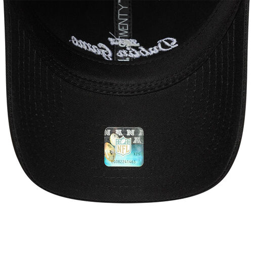 New Era Cap Shield Logo NFL Dublin Game 2025 Black 9TWENTY Adjustable Cap