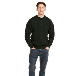 Aran Woollen Mills Traditional Unisex Aran Sweater XS