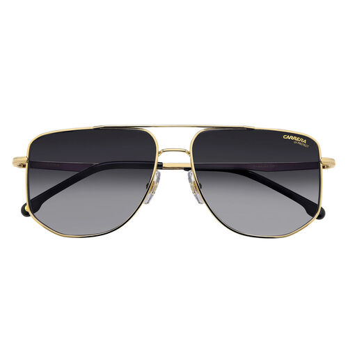 Carrera CARRERA 355/S Gold Black Rectangular Sunglasses