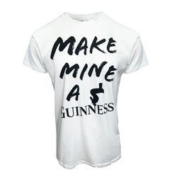 Guinness "Make Mine A" White T-Shirt S