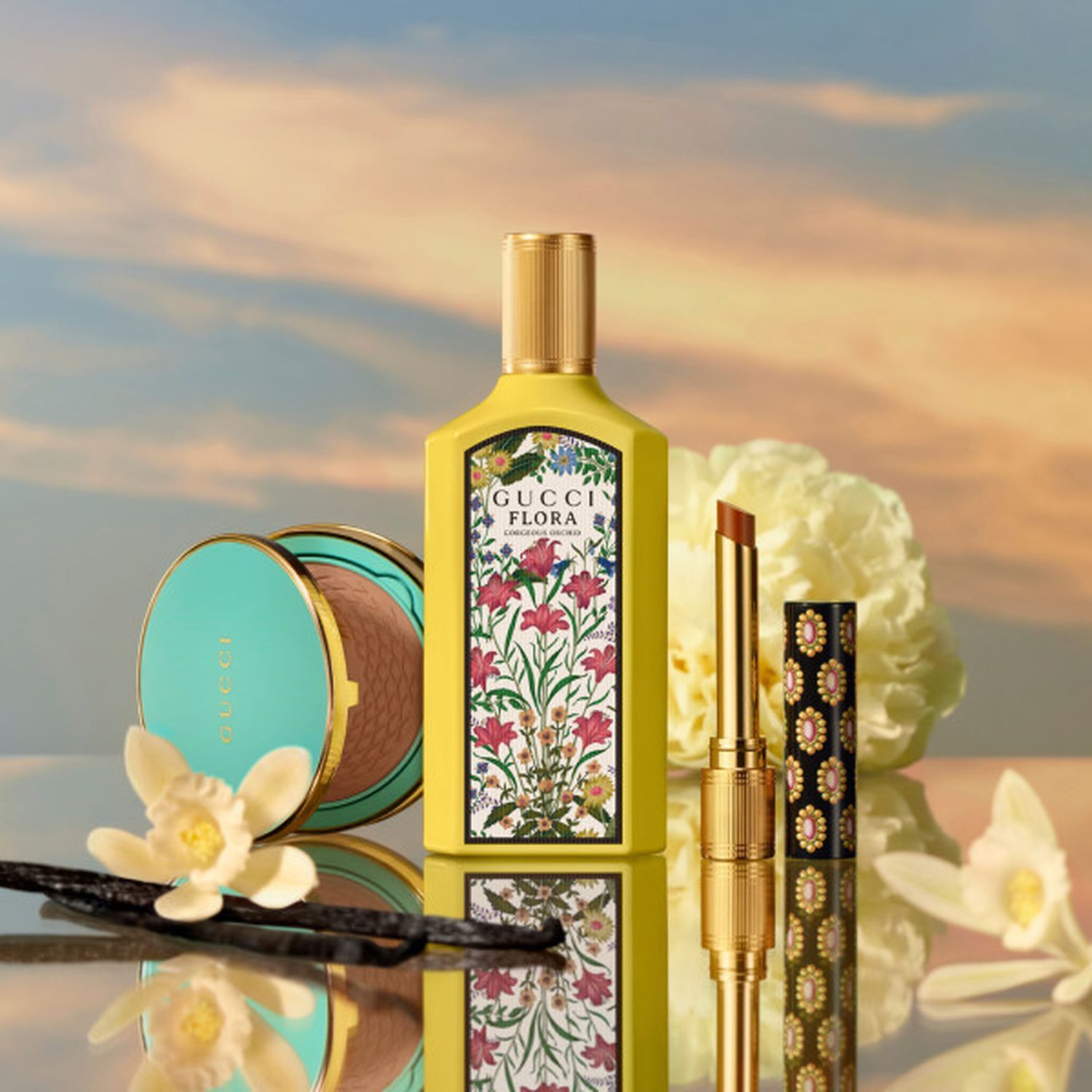 Gucci yellow perfume store