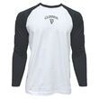 Lansdowne Adults Game Time Long Sleeve Raglan Tee – Black & White S