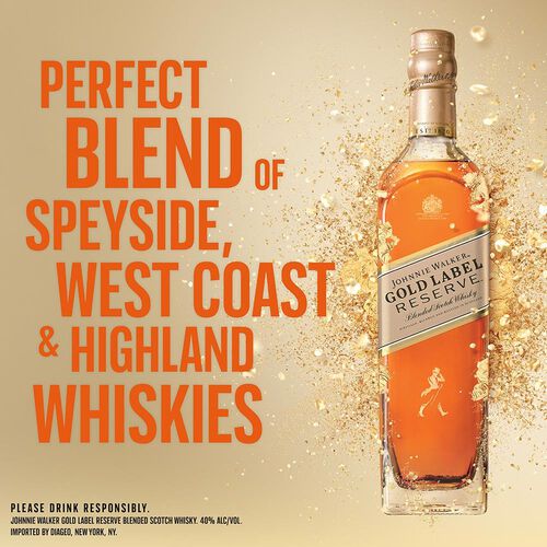 Johnnie Walker Gold Label Reserve Blended Scotch Whisky 1L