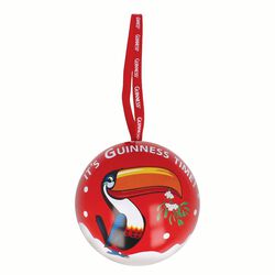 Guinness Toucan Metal Christmas Bauble