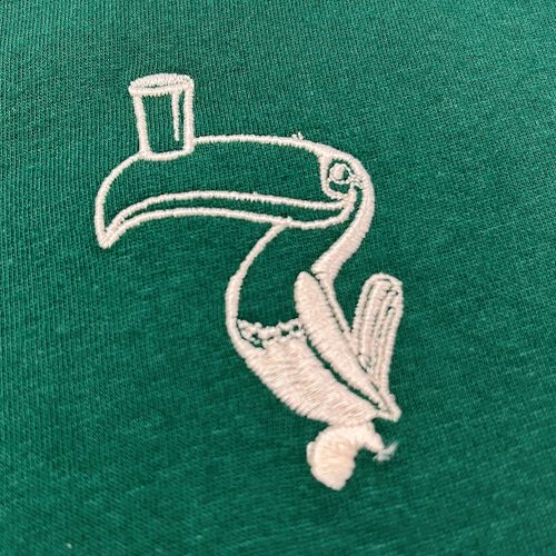 Guinness Spring Green T-Shirt with Cream Toucan Design XS