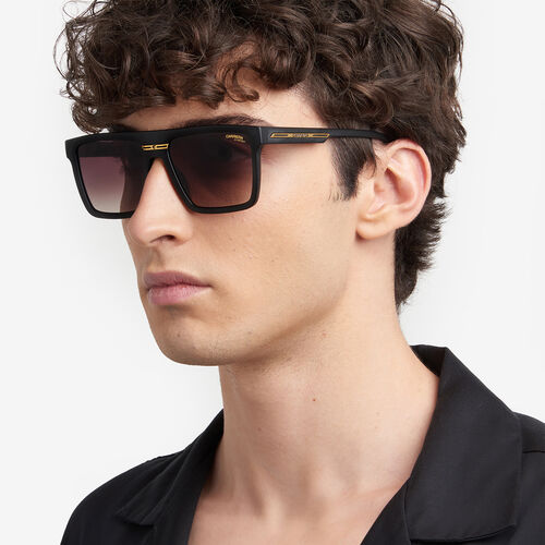 Carrera CARRERA Victory 03/S Black Rectangular Sunglasses