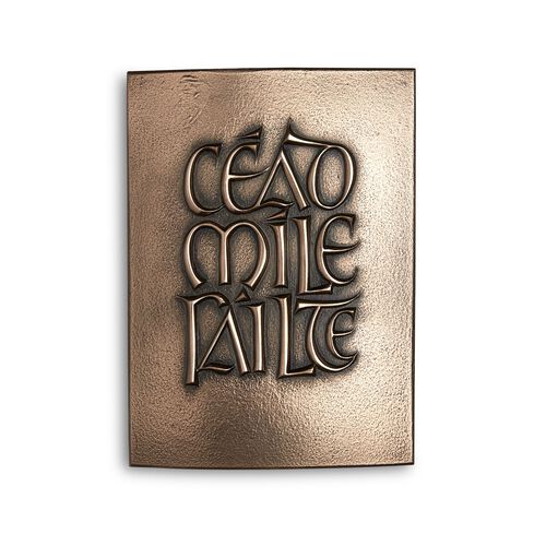Wild Goose Céad Míle Fáilte Plaque 100,000 welcomes -  traditional Irish greeting