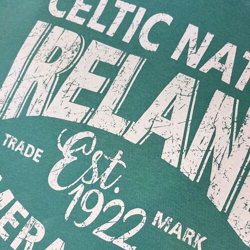 Irish Memories Ocean Green Celtic Nation Hoodie XS
