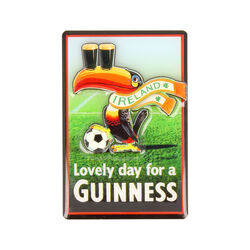 Guinness Layered Wooden Magnet Toucan Football