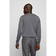 Boss Mens Knitwear Medium Grey Leno