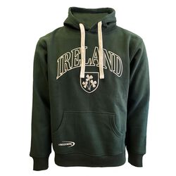 Traditional Craft Adults Ireland Crest Embroidered Hoodie XS