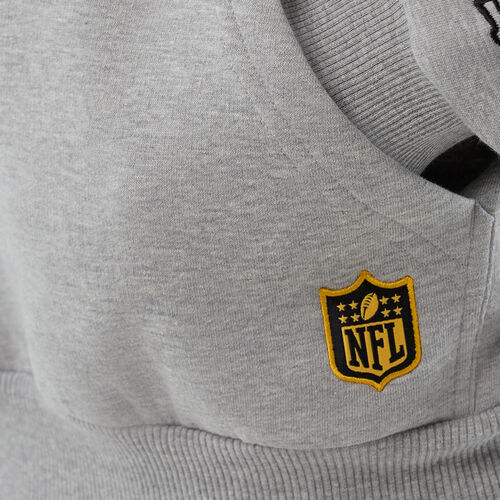 New Era Cap Pittsburgh Steelers NFL International Series Games Grey Pullover Hoodie XS