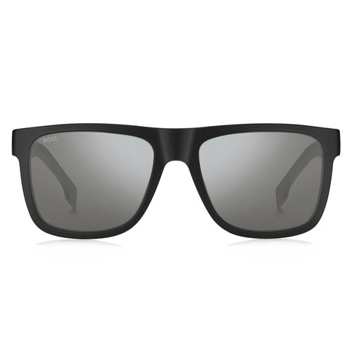 Boss BOSS 1647/S Black Rectangular Sunglasses