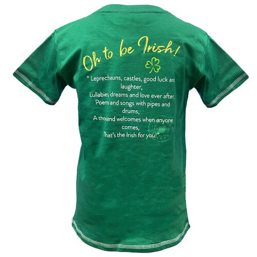 Irish Memories Green Ireland Shamrock Kids T-Shirt 6-12 Months 