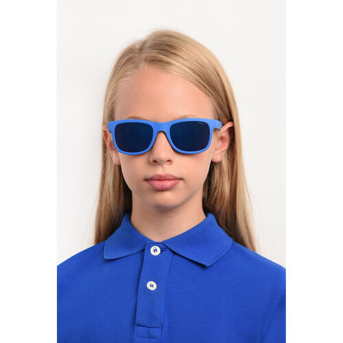 Polaroid PLD 8020/S Blue Rectangular Sunglasses