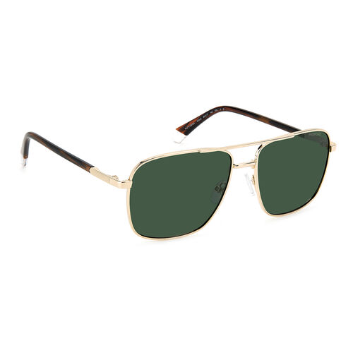 Polaroid PLD 4128/S/X Gold Rectangular Sunglasses