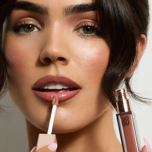 SOSU Cosmetics Lip Glaze Satin Almond Butter