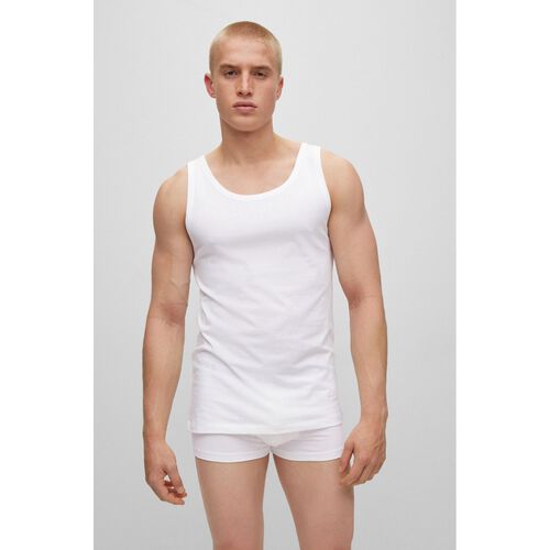 Boss Mens Tank Top 3 Pack White Classic